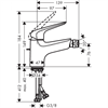 Смеситель для биде Hansgrohe Novus 71233000 Loop 71233000 - фото 242158