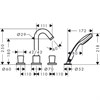 Смеситель Hansgrohe Logis 71314000 для ванны 71314000 - фото 242178