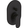 Смеситель Hansgrohe Vernis Blend 71449670 для ванны и душа, однорычажный, скрытого монтажа, черный матовый 71449670 - фото 242200