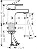 Смеситель Hansgrohe Vernis Shape для раковины, хром, 71567000 71567000 - фото 242254