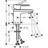 Смеситель Hansgrohe Vernis Blend 71570000 для раковины, хром 71570000 - фото 242260