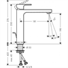 Смеситель Hansgrohe Vernis Shape 71590000 для раковины, с донным клапаном, хром 71590000 - фото 242272