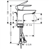 Смеситель Hansgrohe Talis E 71704000 для раковины, версия CoolStart 71704000 - фото 242302