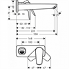Смеситель Hansgrohe Talis E 71734140 для раковины, бронза шлифованная 71734140 - фото 242339