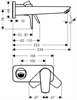 Смеситель Hansgrohe Talis E 71734340 для раковины, графит матовый 71734340 - фото 242341