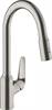 Смеситель Hansgrohe Focus 71800800 M42 для кухонной мойки с выдвижным изливом, сталь 71800800 - фото 242391