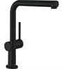 Кухонный смеситель Hansgrohe Talis M54 72809670, с вытяжным изливом, в комплекте с коробом sBox для шланга, чёрный матовый 72809670 - фото 242577
