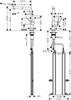 Кухонный смеситель Hansgrohe Talis M54 72809670, с вытяжным изливом, в комплекте с коробом sBox для шланга, чёрный матовый 72809670 - фото 242580