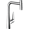 Смеситель Hansgrohe Select 72823000, для кухонной мойки, с вытяжным изливом, цвет хром 72823000 - фото 242611