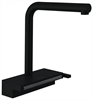 Кухонный смеситель Hansgrohe Aquno Select M81, 73830670, ComfortZone 250, с вытяжным изливом, 2 режима струи, черный матовый 73830670 - фото 244364