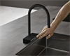 Кухонный смеситель Hansgrohe Aquno Select M81, 73831670, ComfortZone 170, с вытяжным изливом, 3 режима струи, черный матовый 73831670 - фото 244378
