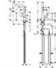 Смеситель Hansgrohe Talis Select, 73852800, для кухонной мойки, с вытяжным изливом, цвет нержавеющая сталь 73852800 - фото 244523
