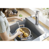 Смеситель Hansgrohe Zesis 74801000 M33 для кухонной мойки, 160 с выдвижным изливом, хром глянцевый 74801000 - фото 245689