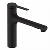 Смеситель Hansgrohe Zesis 74801670 M33 160 для кухонной мойки, черный матовый 74801670 - фото 245690
