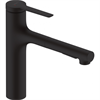 Смеситель Hansgrohe Zesis, lite 74804670, для кухонной мойки, с вытяжным изливом, цвет черный матовый 74804670 - фото 245700