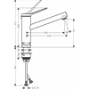 Смеситель Hansgrohe Zesis 74805000 M33 для кухонной мойки, складной, хром глянцевый 74805000 - фото 245702