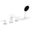 Смеситель Hansgrohe Vivenis 75444700 на борт ванны, белый матовый 75444700 - фото 245753
