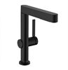 Смеситель для раковины Hansgrohe Finoris 76063670, с вытяжным изливом и донным клапаном Push-Open, черный матовый 76063670 - фото 245800