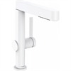 Смеситель для раковины Hansgrohe Finoris 76063700, с вытяжным изливом и донным клапаном Push-Open, белый матовый 76063700 - фото 245801