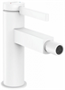Смеситель для биде Hansgrohe Finoris 76200700, со сливным клапаном Push-Open, матовый белый 76200700 - фото 245846