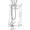 Смеситель Hansgrohe Finoris 76445700 для ванны напольный, белый матовый 76445700 - фото 245986