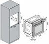 Встраиваемый электрический духовой шкаф Monsher MOE 6026 Acier 76543 - фото 246041