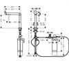 Смеситель Hansgrohe Aqittura 76804000 M91 для кухонной мойки с подключением к фильтру, с функцией фильтрации и минерализации, хром 76804000 - фото 246116