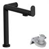 Смеситель Hansgrohe Aqittura 76804670 для кухонной мойки с подключением к фильтру, черный матовый 76804670