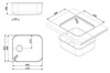 Кухонная мойка Smeg UM45 8017709064570 - фото 246707