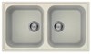 Smeg LZ862P мойка, гранит, 860х500 мм, кремовый 8017709183240 - фото 246979