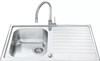 Smeg LLR861-2 мойка, нержавеющая сталь, 868х510 мм, нержавеющая сталь матовая 8017709220990 - фото 247257