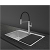 Smeg MID6SS смеситель для кухни, нержавеющая сталь, высокий поворотный выдвижной излив 8017709269012 - фото 248019