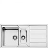 Smeg LDR102-2 мойка, нержавеющая сталь, 1000х500 мм, нержавеющая сталь матовая 8017709304591 - фото 249521