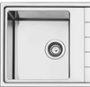 Smeg LDR861-2 мойка, нержавеющая сталь, 860х500 мм, нержавеющая сталь матовая 8017709304614 - фото 249530