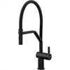 Smeg MID20MN смеситель для кухни, латунь, высокий поворотный выдвижной излив, черный 8017709311643 - фото 249818