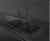 Гранитная мойка Smeg  VSGX860MN 8017709311735 - фото 249832