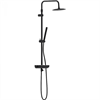 Душевая система Damixa Scandinavian Pure, с изливом, цвет черный матовый, 936730300 936730300 - фото 253776