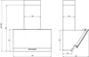 Вытяжка каминная Elikor RX6754X5 нержавеющая сталь/бронзовый травертин управление: кнопочное (1 мотор) 954541 - фото 254199