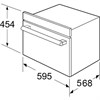 Встраиваемый электрический духовой шкаф Akpo PEA 44M08 SSD02 WH ak-17044 - фото 254961