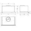 AKPO WK-7 Light plus twin II 60, черный встраиваемая вытяжка телескопическая ak-2265 - фото 255102