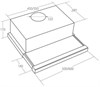 AKPO WK-7 Light eco twin glass 60, белый встраиваемая вытяжка телескопическая ak-3001 - фото 255118