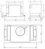 AKPO WK-10 Neva glass 60. нержавейка/черный встраиваемая вытяжка для шкафа ak-3095 - фото 255264