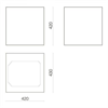 Островная вытяжка Falmec RUBIK E.ION IS GLASS WHITE CERI42.E0P6#ZZZF441F ceri42.e0p6#zzzf441f - фото 257522