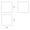 Островная вытяжка Falmec Rubik E.Ion Is Glass Black 42 см CERI42.E0P6#ZZZN441F ceri42.e0p6#zzzn441f - фото 257530