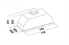 Встраиваемая вытяжка Falmec Gruppo Incasso Evo 70 P.E. (800/1280 м3/ч) CGIW70.E11P2#ZZZI491F cgiw70.e11p2#zzzi491f - фото 257644