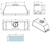 Вытяжка Falmec Gruppo Incasso No-Drop 90 CGPW90.E2P2#ZZZI491F cgpw90.e2p2#zzzi491f - фото 257654
