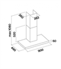 Вытяжка пристенная Falmec White Plane 90 CPCN90.E0P2#ZZZB491F cpcn90.e0p2#zzzb491f - фото 258724
