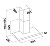 Вытяжка пристенная Falmec Plane Top Fasteel 90 CPLN90.E11P2#ZZZX491F cpln90.e11p2#zzzx491f - фото 258809