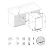 Винный шкаф Dunavox DAU-45.125DB.TO dau-45.125db.to - фото 259252