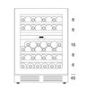 Винный шкаф Dunavox DAU-45.125DW.TO dau-45.125dw.to - фото 259260